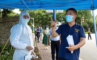 米乐官网开展2021年秋季学期开学疫情应急处置演练