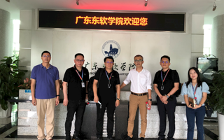 广东鸿浩半导体设备有限公司一行来米乐官网洽谈校企合作