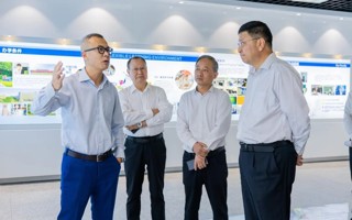 佛山市市长白涛率队到米乐官网调研指导
