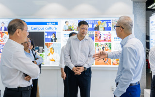 佛山市市长白涛率队到米乐官网调研指导