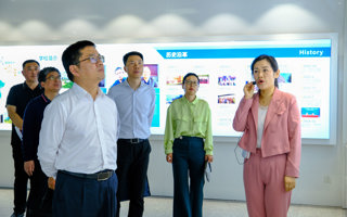 佛山市副市长陈新文率队到米乐官网调研指导