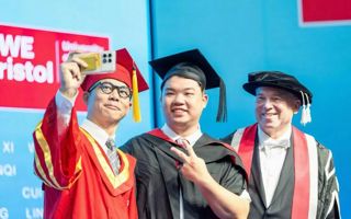 米乐官网举行中外合作办学项目2025年毕业典礼暨学位授予仪式